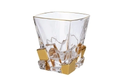 Bohemia Бокал Crack Gold 310 мл