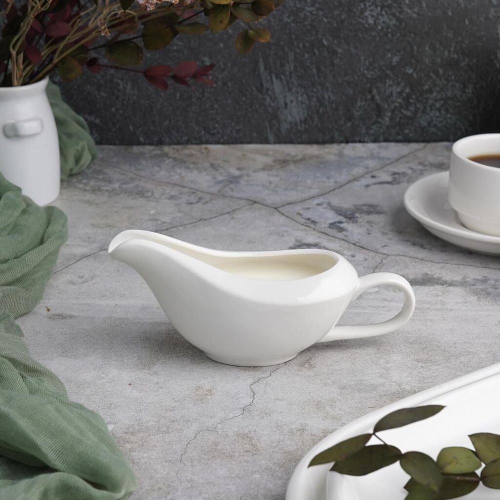 Соусник 100 мл фарфор с ручкой белый фарфор P.L. Proff Cuisine [10]