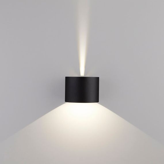 Уличный настенный светодиодный светильник Elektrostandard 1518 Techno LED Blade черный a038828