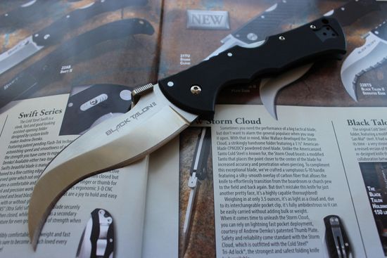 Нож Cold Steel 22B Black Talon II Plain Edge