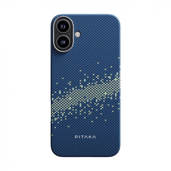 Чехол Pitaka Tactile Woven для iPhone 16, Милки Уэй | Milky Way Galaxy