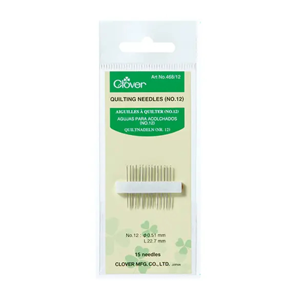 Иглы для шитья стёжка 468/12 Clover