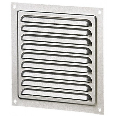 Вентиляционная решетка накладная штампованная металлическая МЦ