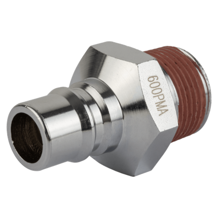 HRS-600PMA Штекер высокой пропускной способности, «папа» с внешней резьбой 3/4''