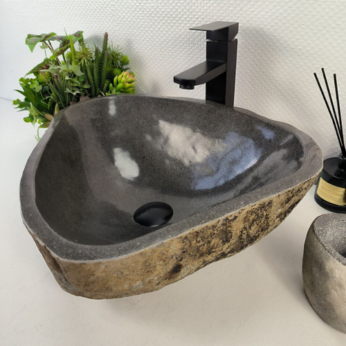 Раковина из речного камня RS-65529 49*43*15 0856