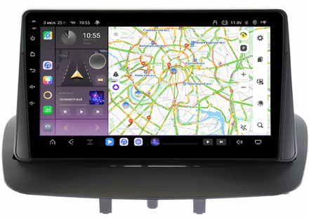 Магнитола для Renault Fluence/ Megane 2009-2017 - Kuberg QLed, Android 13, TS20, CarPlay, SIM-слот