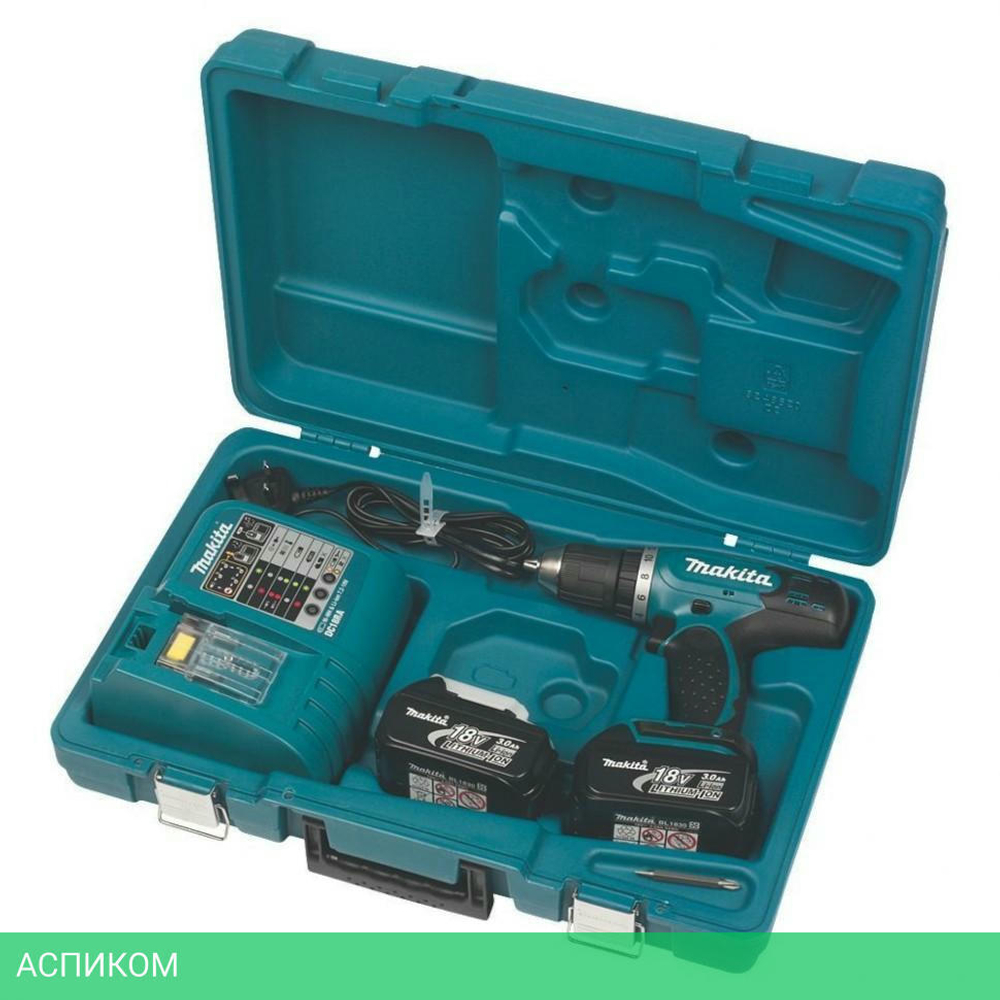 Дрель-шуруповерт Makita DDF453RFE