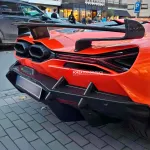 Карбоновый спойлер на крышку двигателя для LAMBORGHINI REVUELTO 2023+ Ламборгини