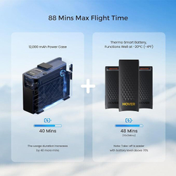 Квадракоптер HOVERAir X1 PROMAX 8K (лыжное комбо)