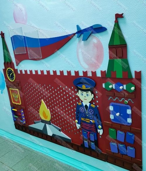 Патриотический стенд "Вечный огонь"