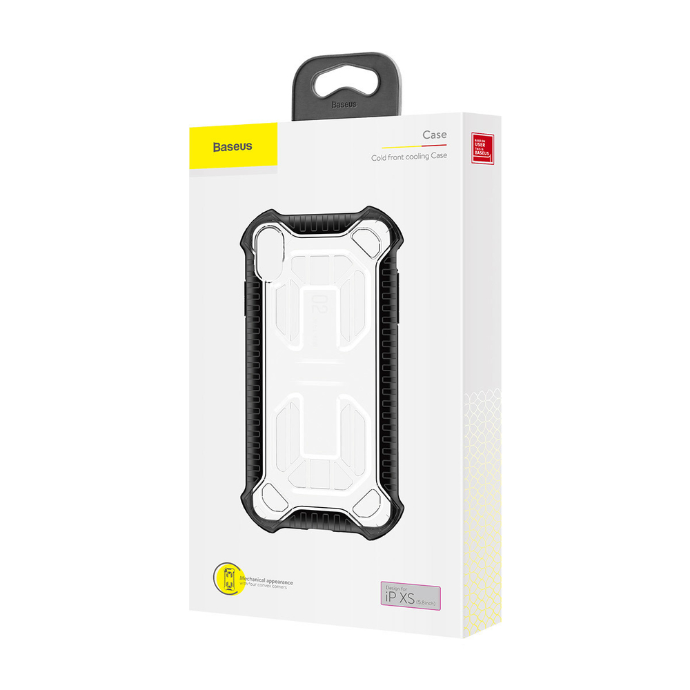 Чехол для Apple iPhone XS Baseus Cold Front Cooling Case - Transparent