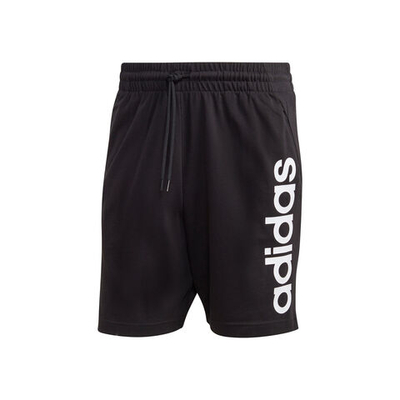 Мужские теннисные шорты adidas Essentials AEROREADY Single Jersey Linear Logo Shorts Men - Black, White
