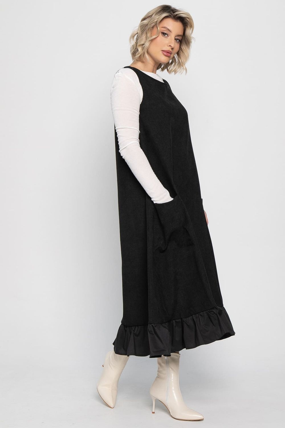 Сарафан бохо (черный) П14983-10М LT Collection