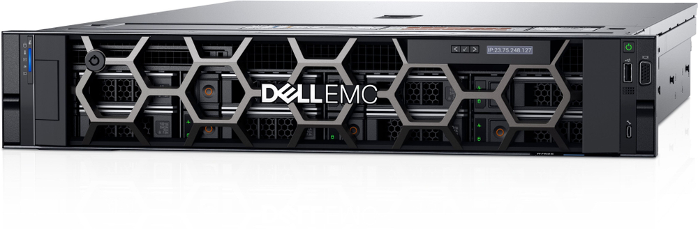 Сервер Dell PowerEdge R7525 (up to 12x3.5″ SAS/SATA) rack 2U / iDRAC9 Enterprise Rails / Bezel / 3Y WR / 2 x AMD EPYC 7542 (2.9GHz, 32C, 128MB, 225W) / 16 x 32GB RDIMM, 3200MT/s, Dual Rank, 16Gb BASE x8 / 2 x 480GB SSD SATA Read Intensive 6Gbps 2.5" in 3.