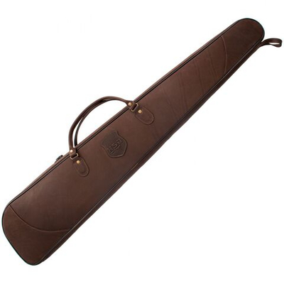 Чехол ружейный кейс без оптики "GRAND HSN", нат. кожа, коричневый (120 см)