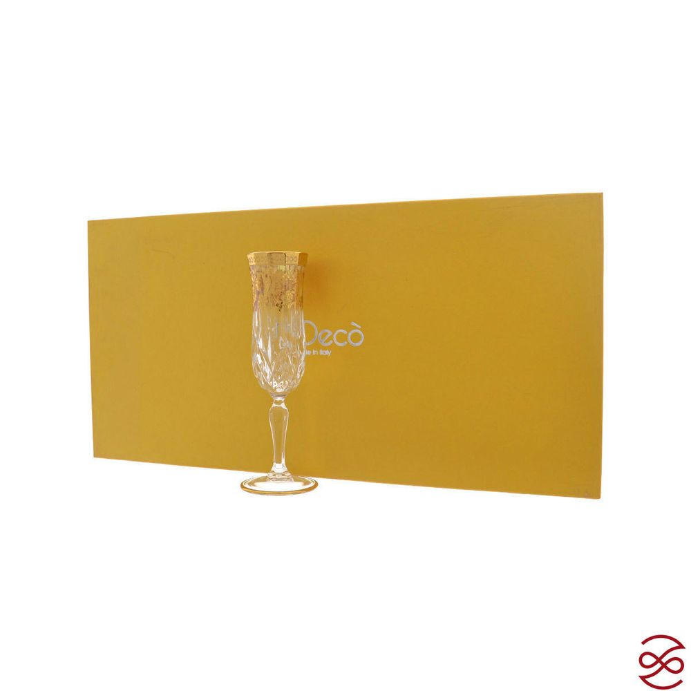 Набоа фужеров для шампанского Art Deco` Coll.Edelweiss 130 мл 6 шт