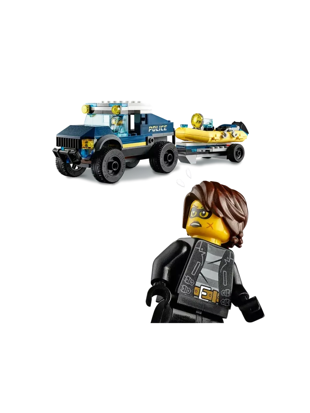 Конструктор Сити Полицейская лодка