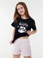 Пижама домашняя с шортами хлопок