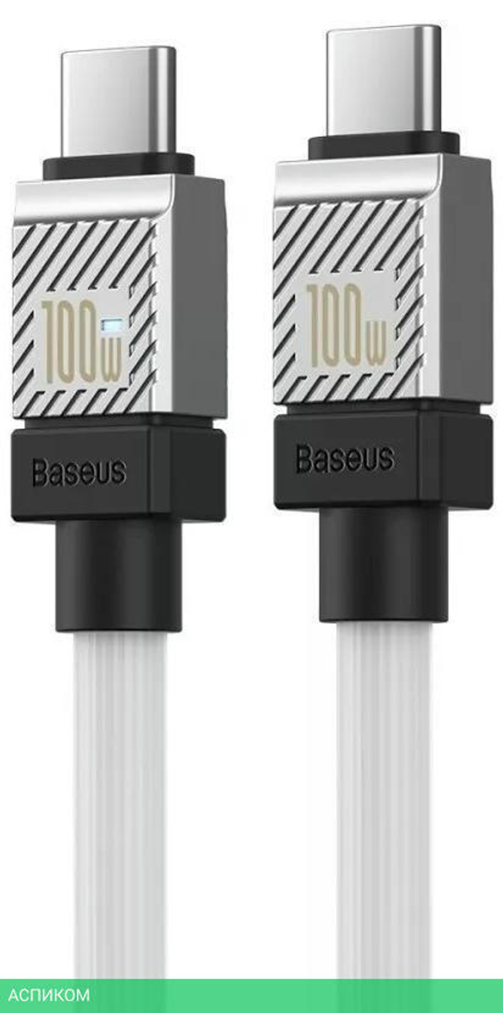 Кабель Baseus CoolPlay 100W 2м White (CAKW000302)