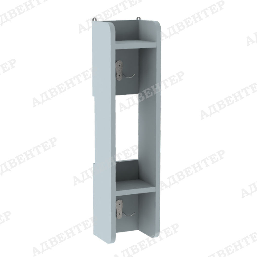 Полотенечница навесная 2 секции