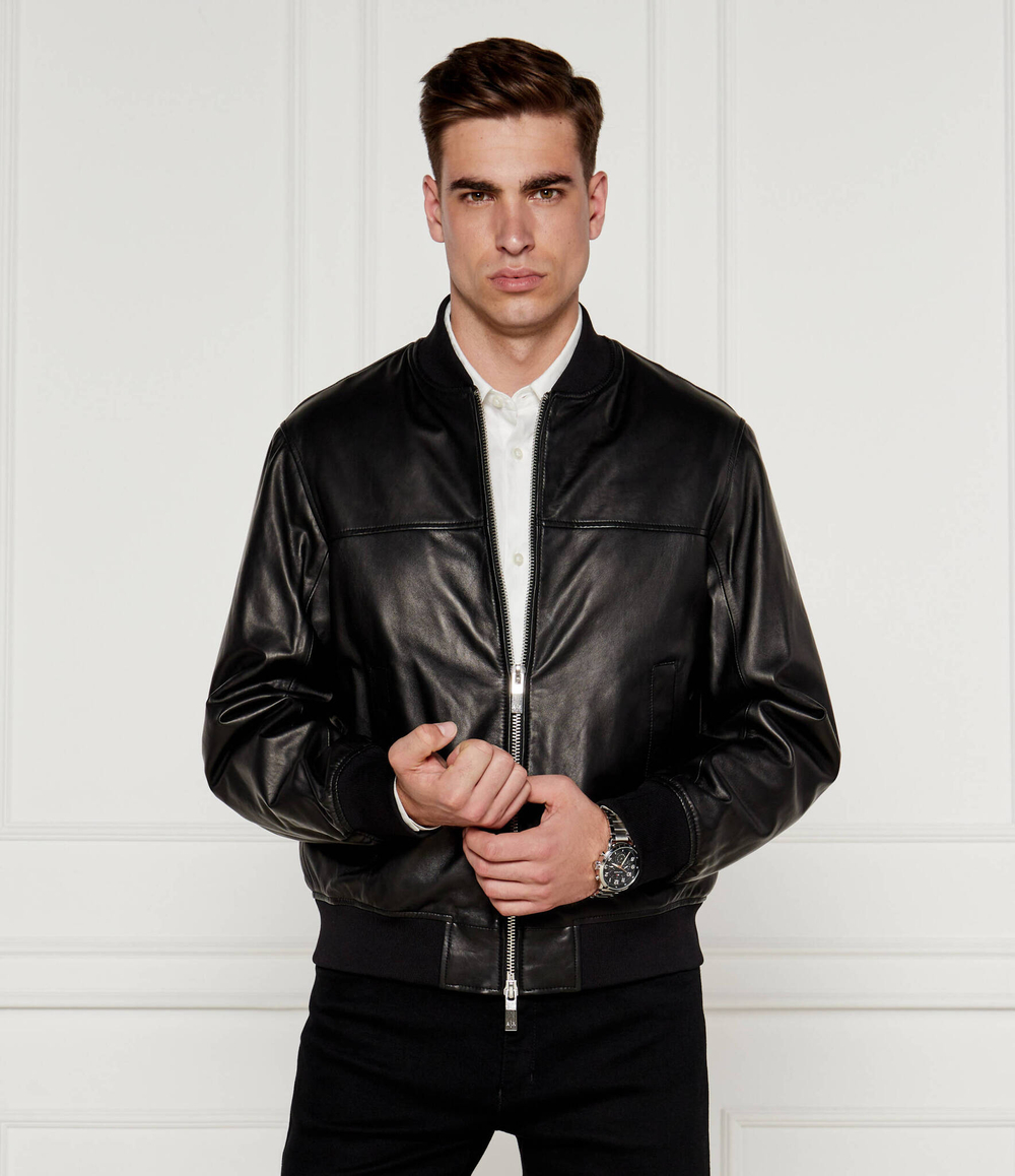 Кожаная куртка Armani Exchange - черный(XM000104 AF10500)