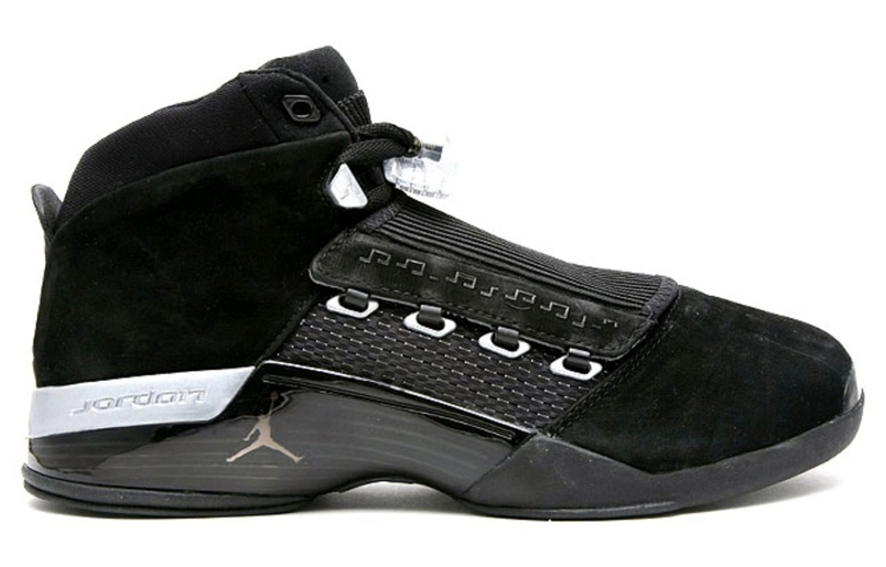 Кроссовки Jordan Air Jordan 17 Retro Black Silver Cdp 2008