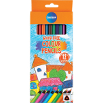 Карандаши 12цв. пластиковые, трехгранные, дл.177мм, в картонной упакет (Центрум)