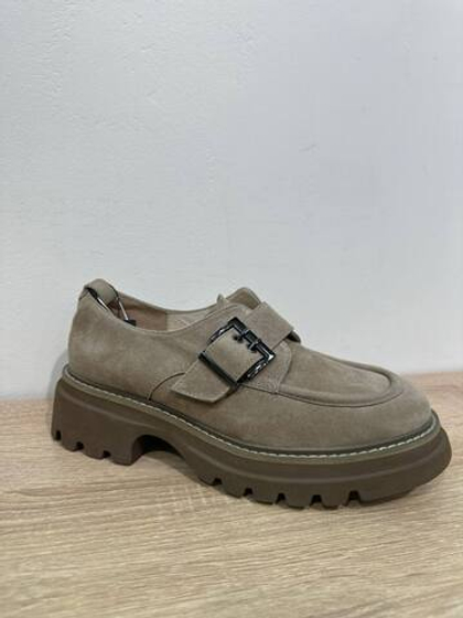 Лоферы из натуральной замши