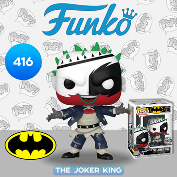Фигурка Funko POP! Heroes DC Batman The Joker King (Exc) (416) 58203 / Фигурка Фанко ПОП! по мотивам вселенной DC, Король Джокер