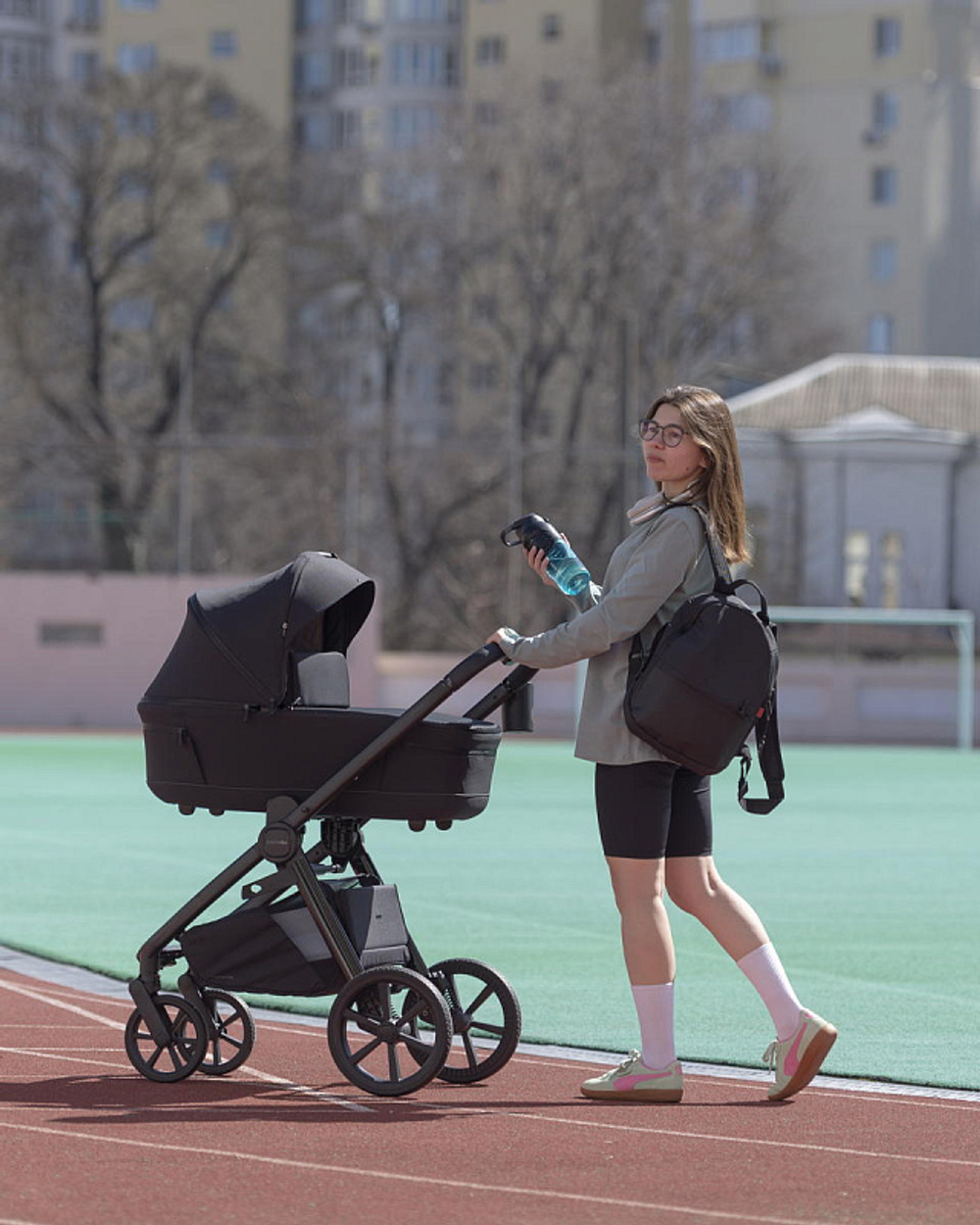 Коляска 2 в 1 Carrello Omega Plus CRL-6540/1 Cosmo Black