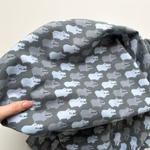 Фланель Бегемотики