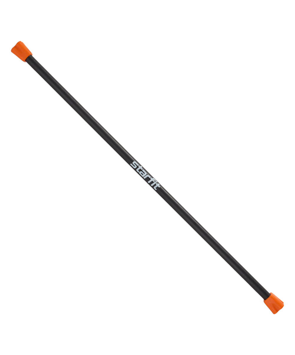 Бодибар BB-301, 4 кг, неопреновый, черный/оранжевый