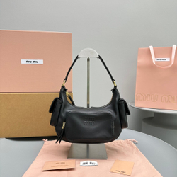 Miu Miu Nappa Leather Pocket Bag 21 cm