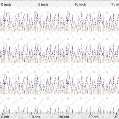 Горизонтальный узор с лавандой by Anastasia Lembrik 1200 DPI
