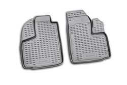 Коврики Standard, в салон FIAT Doblo Cargo 2001- , 2 шт. (полиуретан, чёрные) Element.NLC.15.08.210