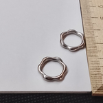 Соединительные кольца, коннекторы, сталь, 15мм, штучно