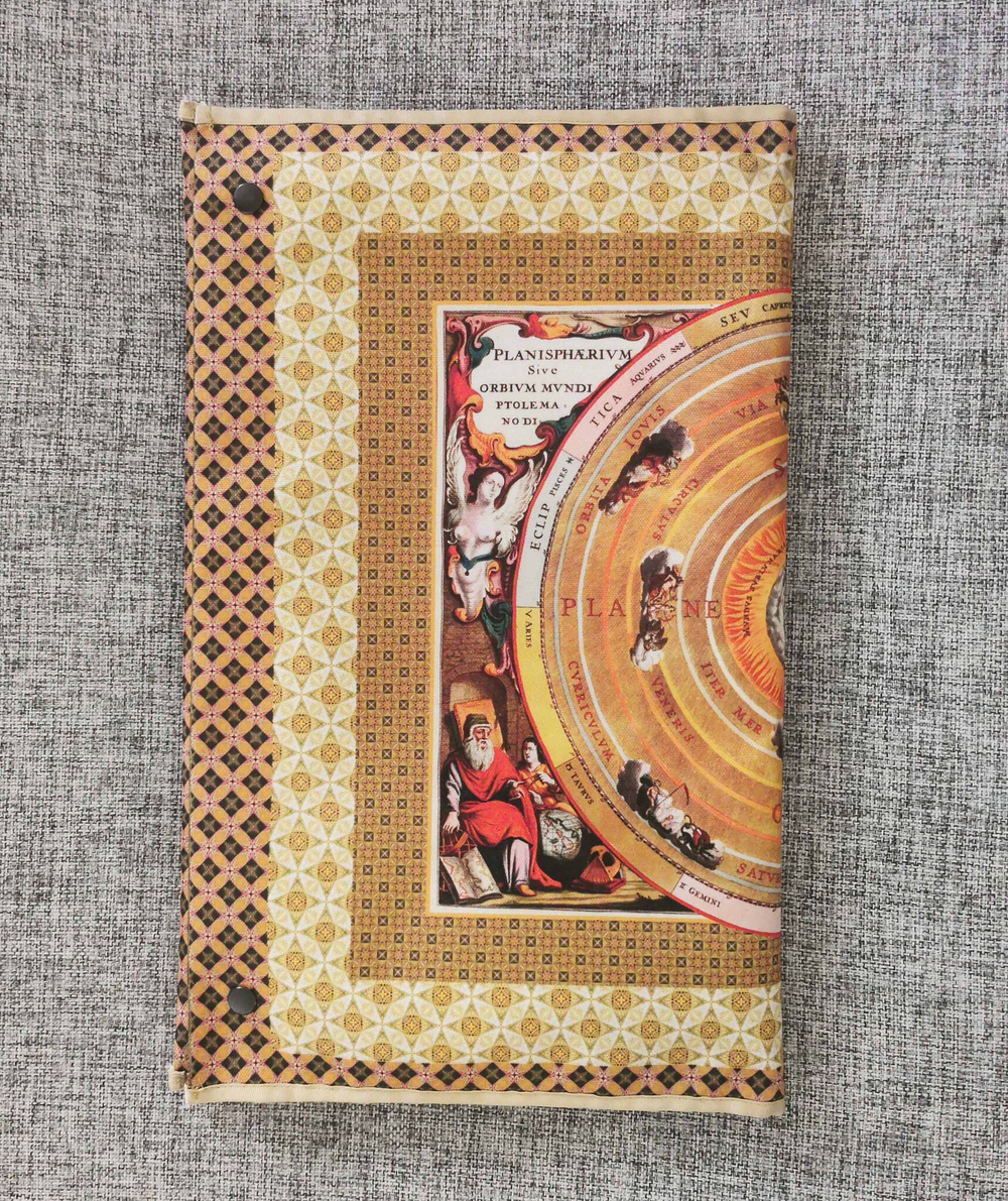 Скатерть "Звездный атлас", по мотивам звёздного атласа Андреаса Целлария "Harmonia Macrocosmica"