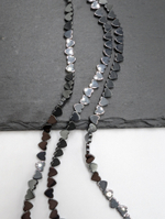 Гематит сердце 6мм, чёрный