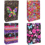 Пакет подарочный «Яркие краски» 17,5*25*7 см, микс