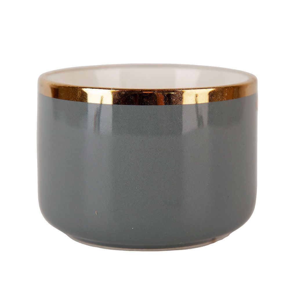 Чашка с блюдцем "Royal line.Gray" v=200мл. (min4) (транспортная упаковка)