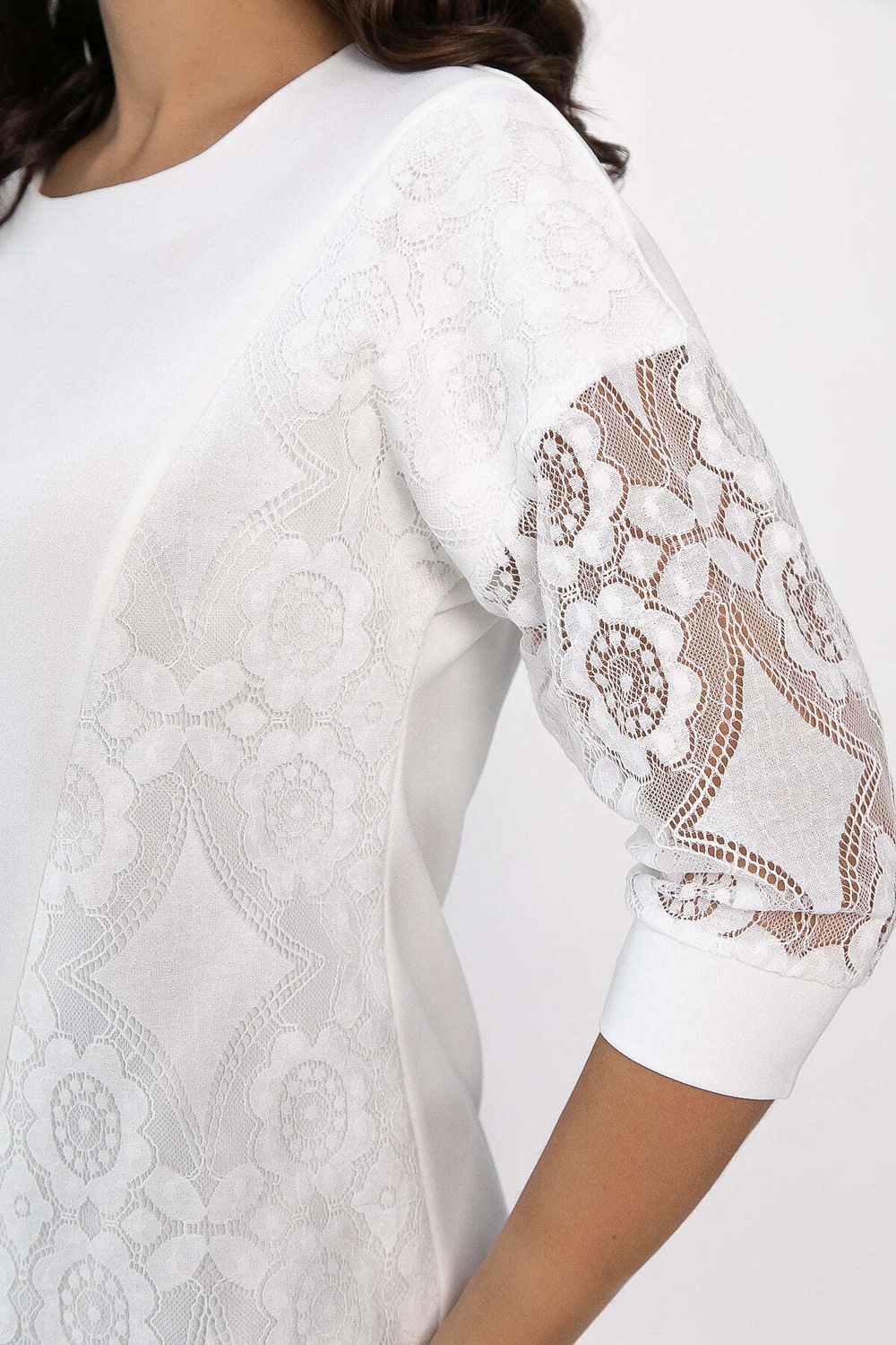 Джемпер Вирджиния НЬЮ (молочный) Б14116-48М LT Collection