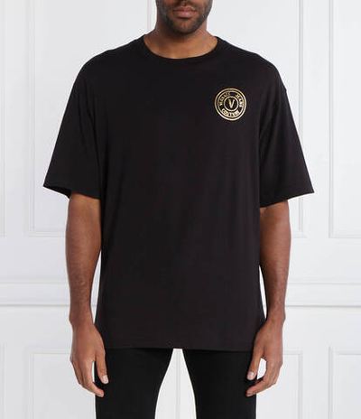 Футболка Versace Jeans Couture - черный(76GAHT03CJ00T)