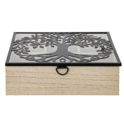 GAEM Шкатулка для чайных пакетиков, L24,5 W24 H7,5 см