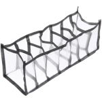 Органайзер - чехол для хранения вещей «ИДЕЯДОМА», цвет чёрный, 7 секций, 32*12*12см