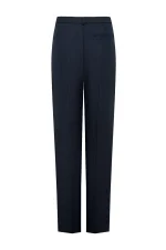 Брюки палаццо в полоску