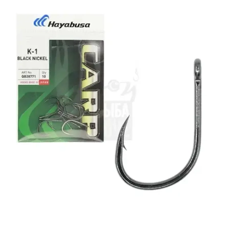 Крючок Hayabusa K-1 Black Nickel №2-6