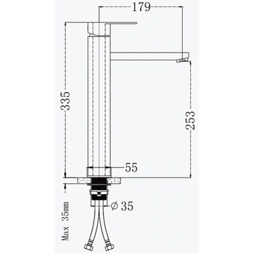 Смеситель для раковины, Frap, корот изл, с картриджем, нерж, F10805-2