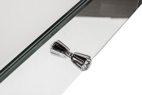 Консоль с ящиками в прихожую 77x35x120см Garda Decor зеркальный фасад