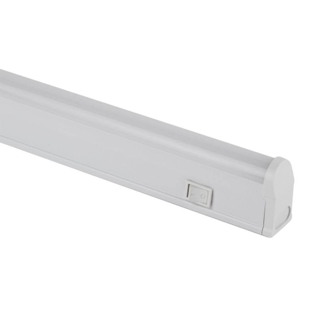 Линейный светодиодный светильник ЭРА LLED-01-04W-6500-W 4Вт 6500K L314мм с выключателем | Бытовые светодиодные линейные светильники