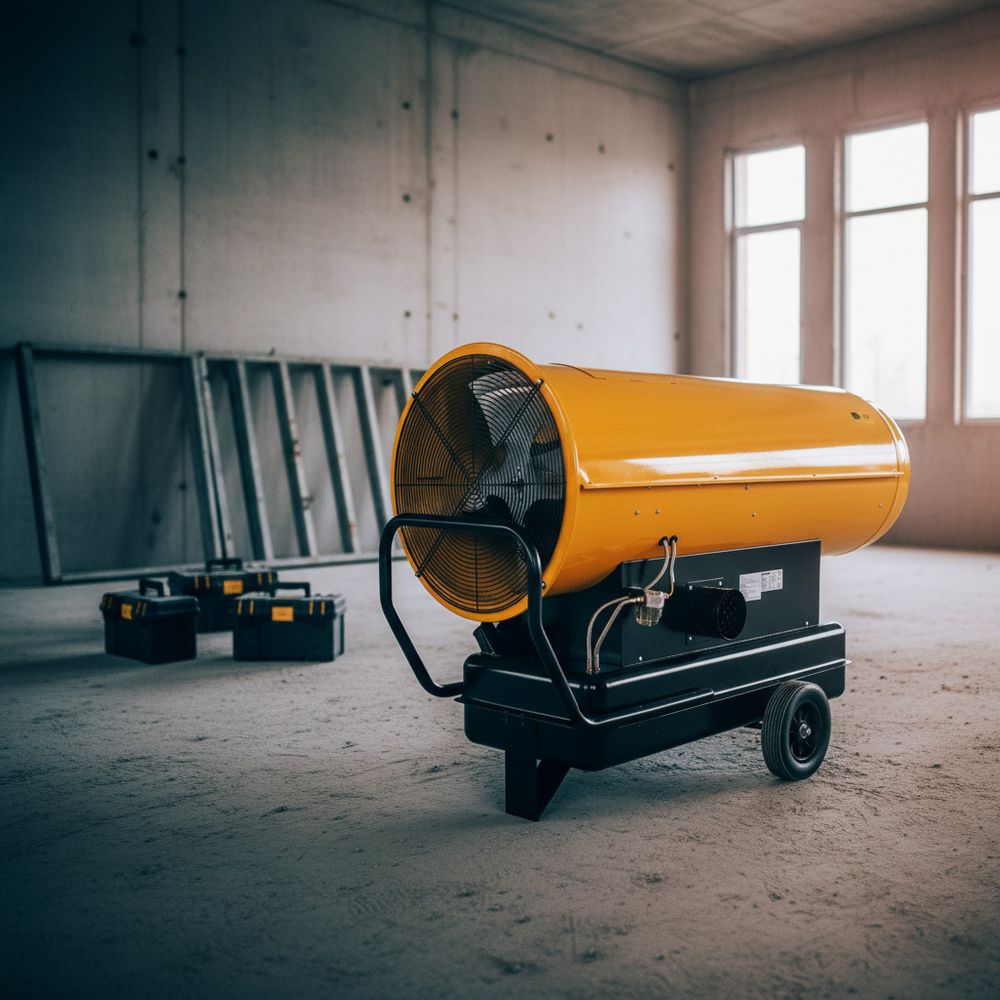 Тепловая пушка дизельная OURMASTER D 400 - прямого нагрева / 135 кВт / промышленная